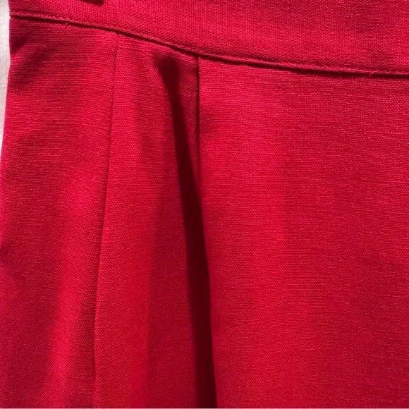 Nordstrom Vintage Red Women's Pencil Skirt with pockets - Picture 7 of 16